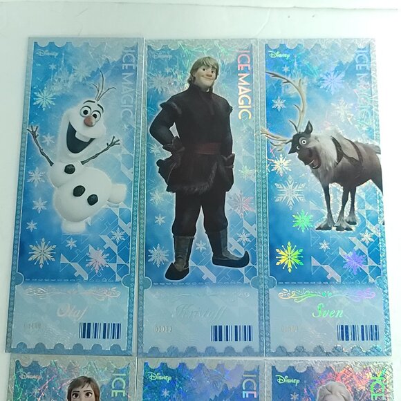 2024 Kakawow DISNEY Frozen Large Ticket Jumbo Trading Card Limited Lot Of 6 - Picture 4 of 7